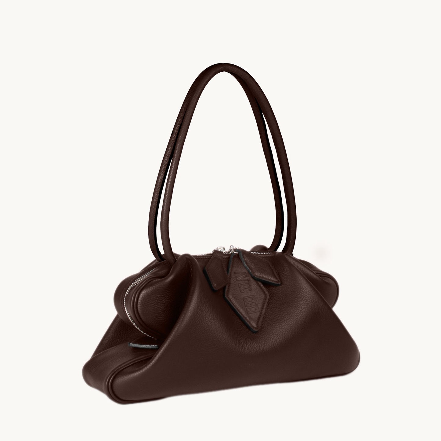 LE SAC TIRETTE - SHOULDER  - CHOCOLAT