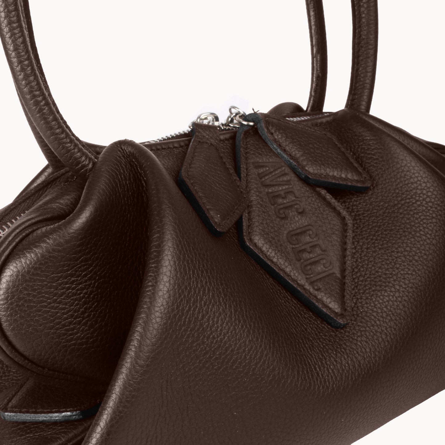 LE SAC TIRETTE - SHOULDER  - CHOCOLAT